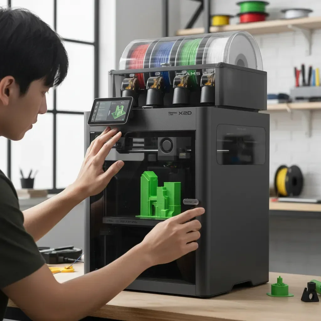 Bambu Lab X2D Combo Dual Nozzle — imagem 5